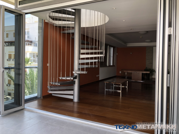 Modern Stair Railings Cyprus - Technometalliki LTD