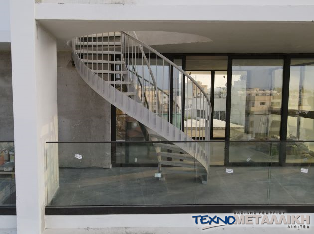 Modern Stair Railings Cyprus - Technometalliki LTD