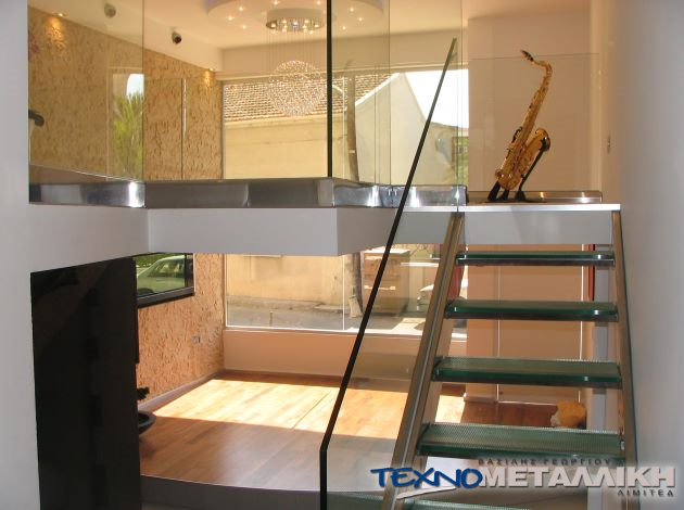 Modern Stair Railings Cyprus - Technometalliki LTD