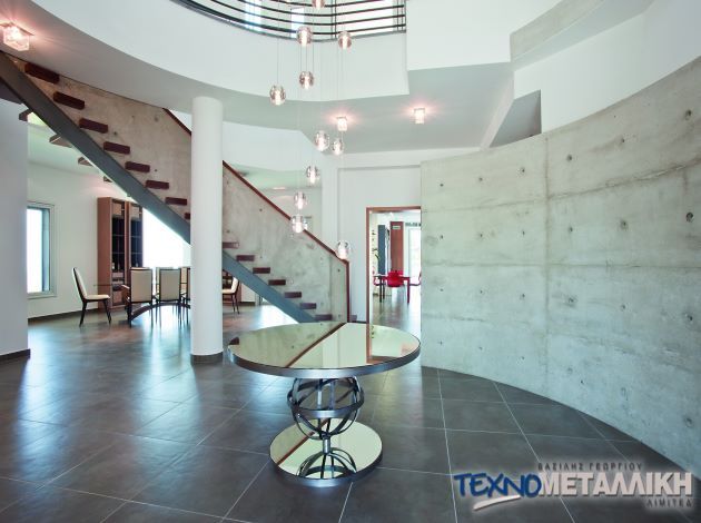 Indoor Stair Railings Cyprus - Technometalliki LTD