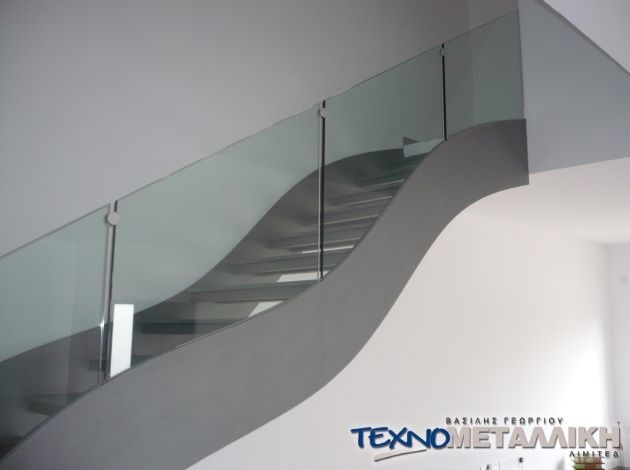 Indoor Stair Railings Cyprus - Technometalliki LTD