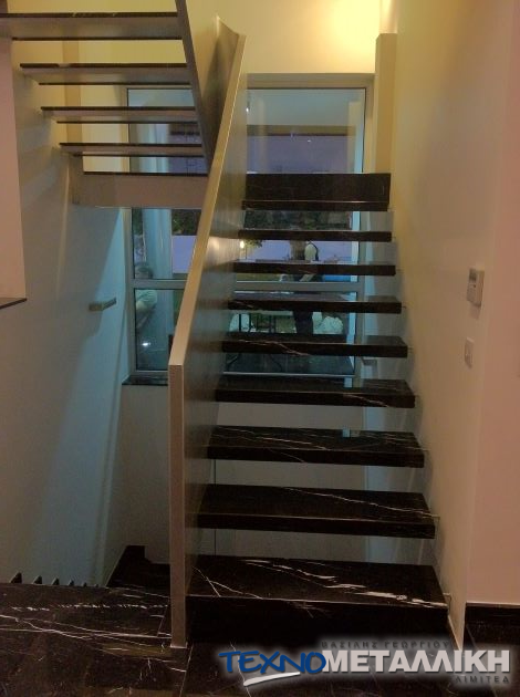 Indoor Stair Railings Cyprus - Technometalliki LTD