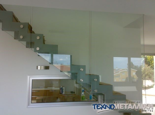 Modern Stair Railings Cyprus - Technometalliki LTD