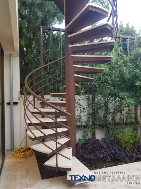 Metal Stair Railings Cyprus - Technometalliki LTD