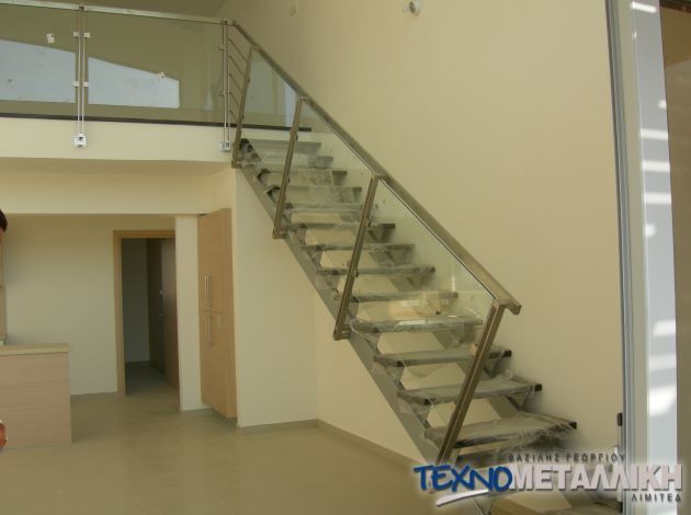 Modern Stair Railings Cyprus - Technometalliki LTD