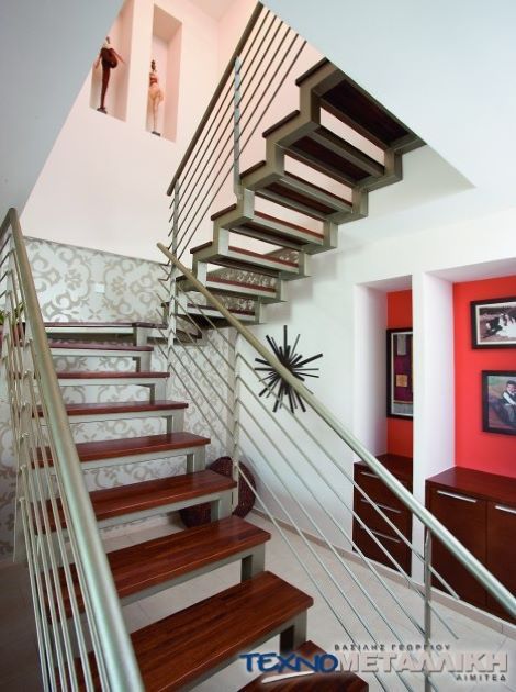 Metal Stair Railings Cyprus - Technometalliki LTD