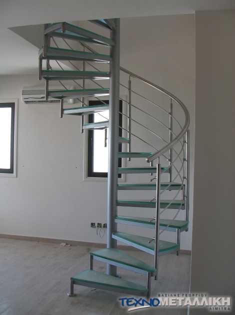 Modern Stair Railings Cyprus - Technometalliki LTD