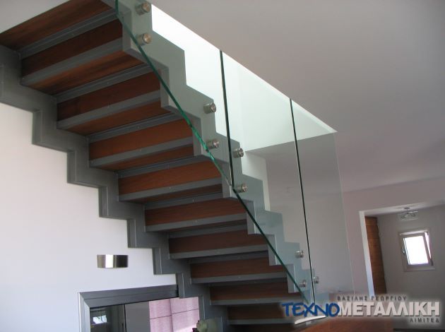 Indoor Stair Railings Cyprus - Technometalliki LTD