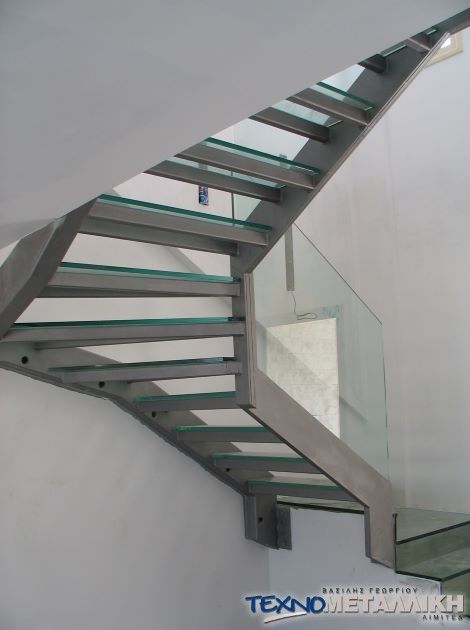 Metal Staircase Rail Cyprus - Technometalliki LTD