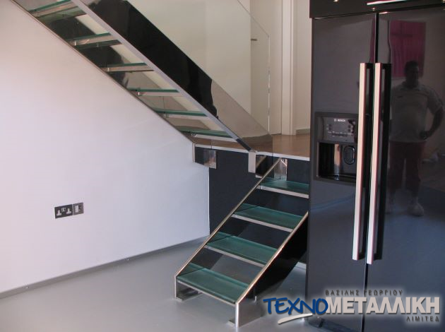 Modern Stair Railings Cyprus - Technometalliki LTD