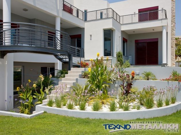 Outdoor Stair Railings Cyprus - Technometalliki LTD