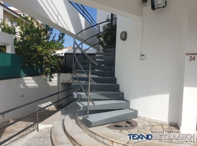 Outdoor Stair Railings Cyprus - Technometalliki LTD