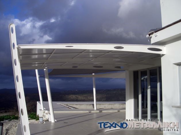 Aluminium Pergola Cyprus - Technometalliki LTD